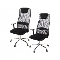 Комплект кресел АКЛАС Асигару Т CH TILT 2 шт Черный (Черный)